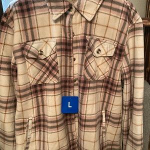 Button up Jacket(Shacket)-NWT Plush shirt jacket
